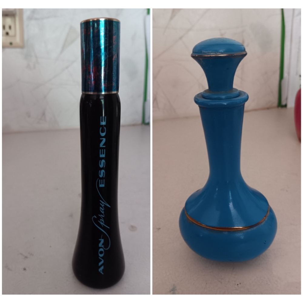 !2 vintage avon bottles.